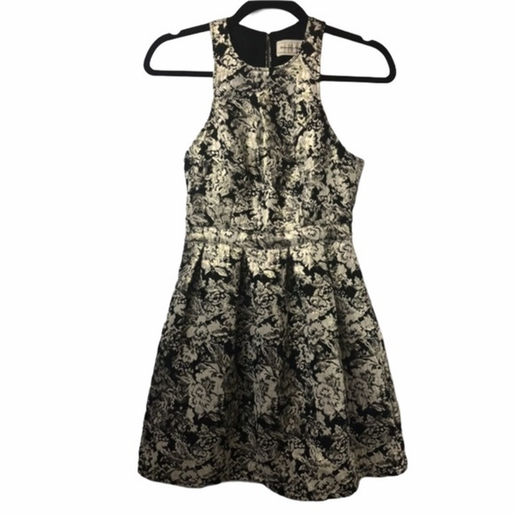 Abercrombie & Fitch Metallic‎ Fit and Flare Cocktail Dress XS